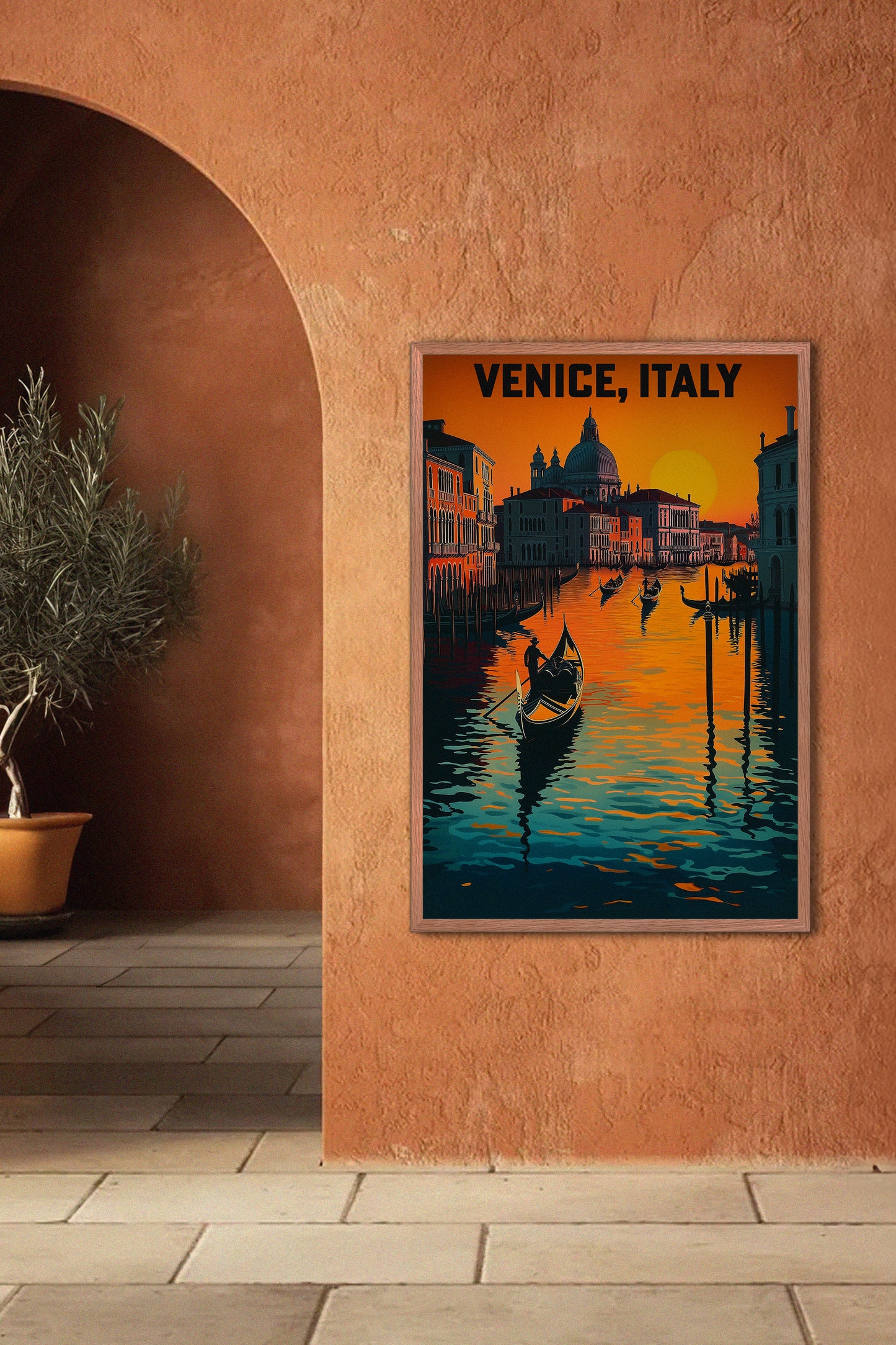 Venice Italy Poster Vintage-Style Print