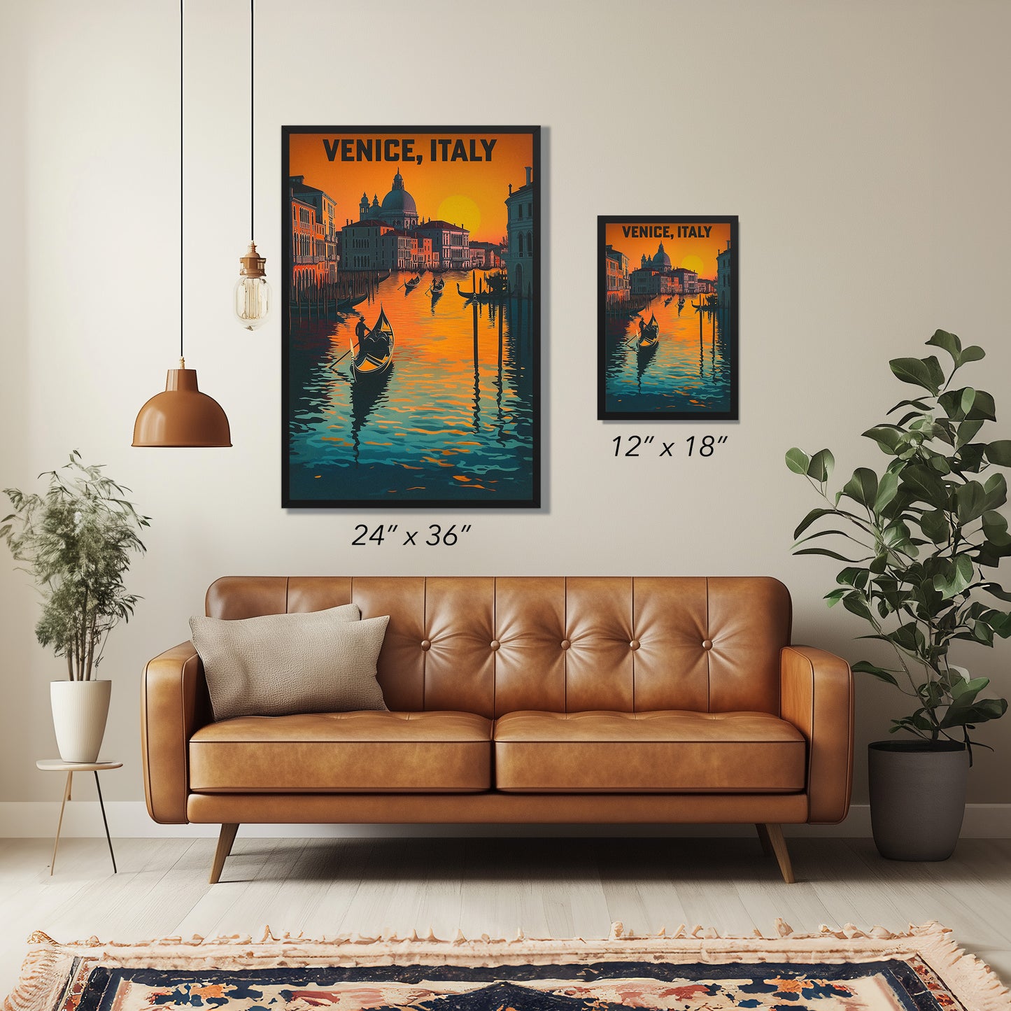 Venice Italy Poster Vintage-Style Print