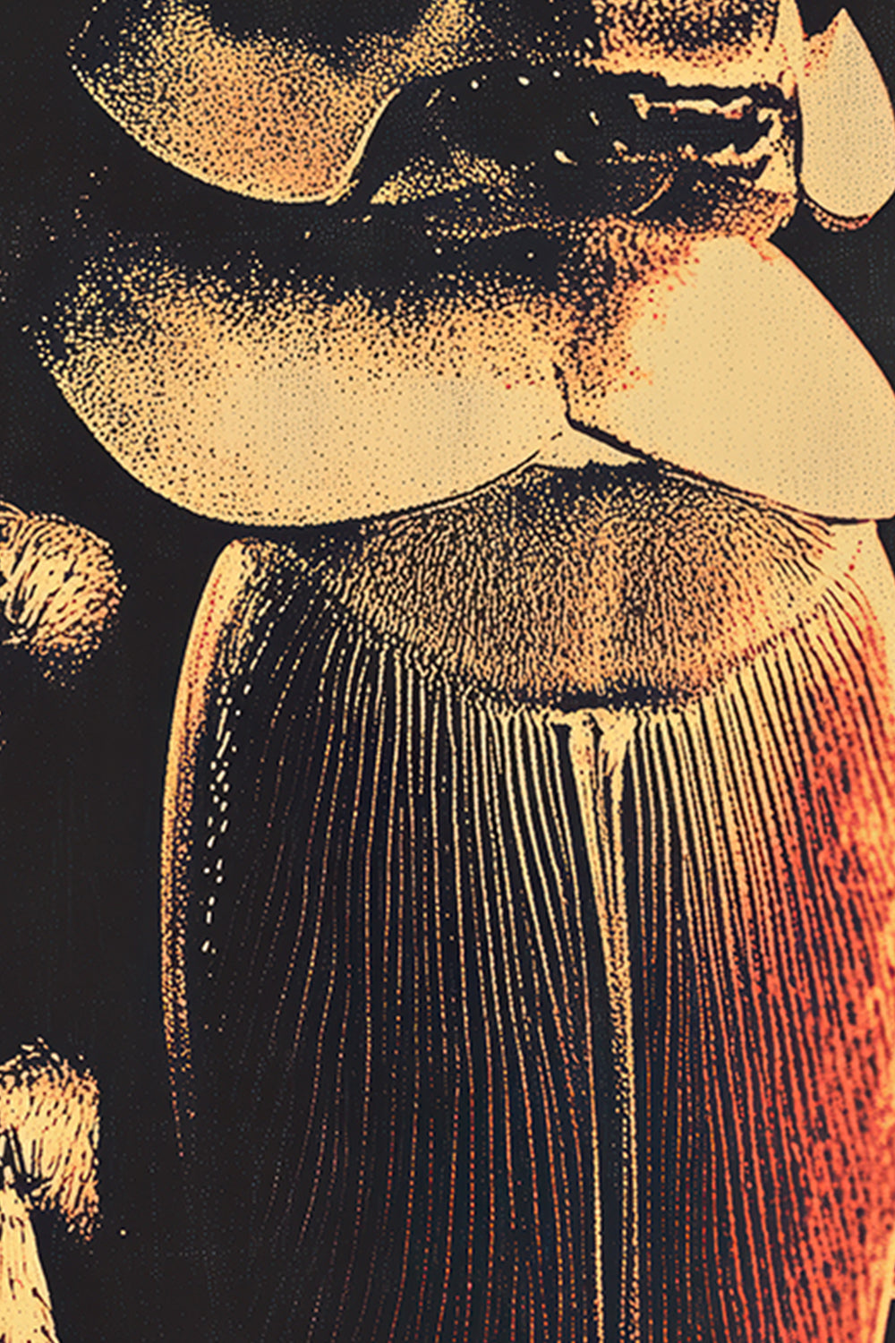 Vintage Cockroach Wall Art Print - 1920's Italian Poster Style