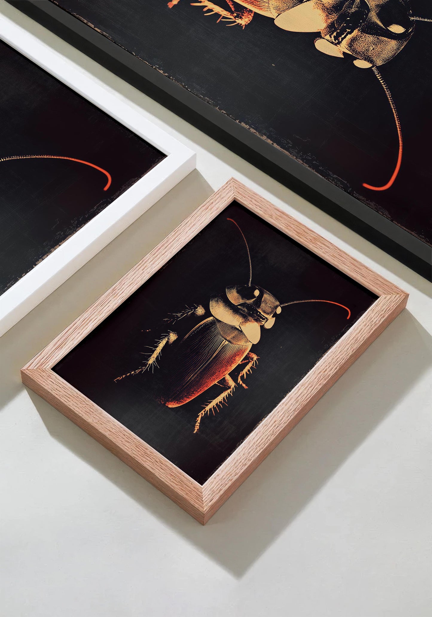 Vintage Cockroach Wall Art Print - 1920's Italian Poster Style