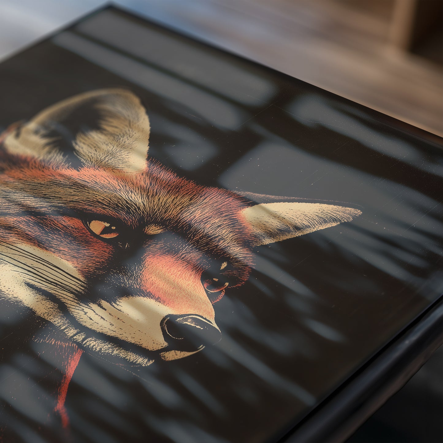 Vintage Fox Wall Art Print - 1920's Italian Poster Style