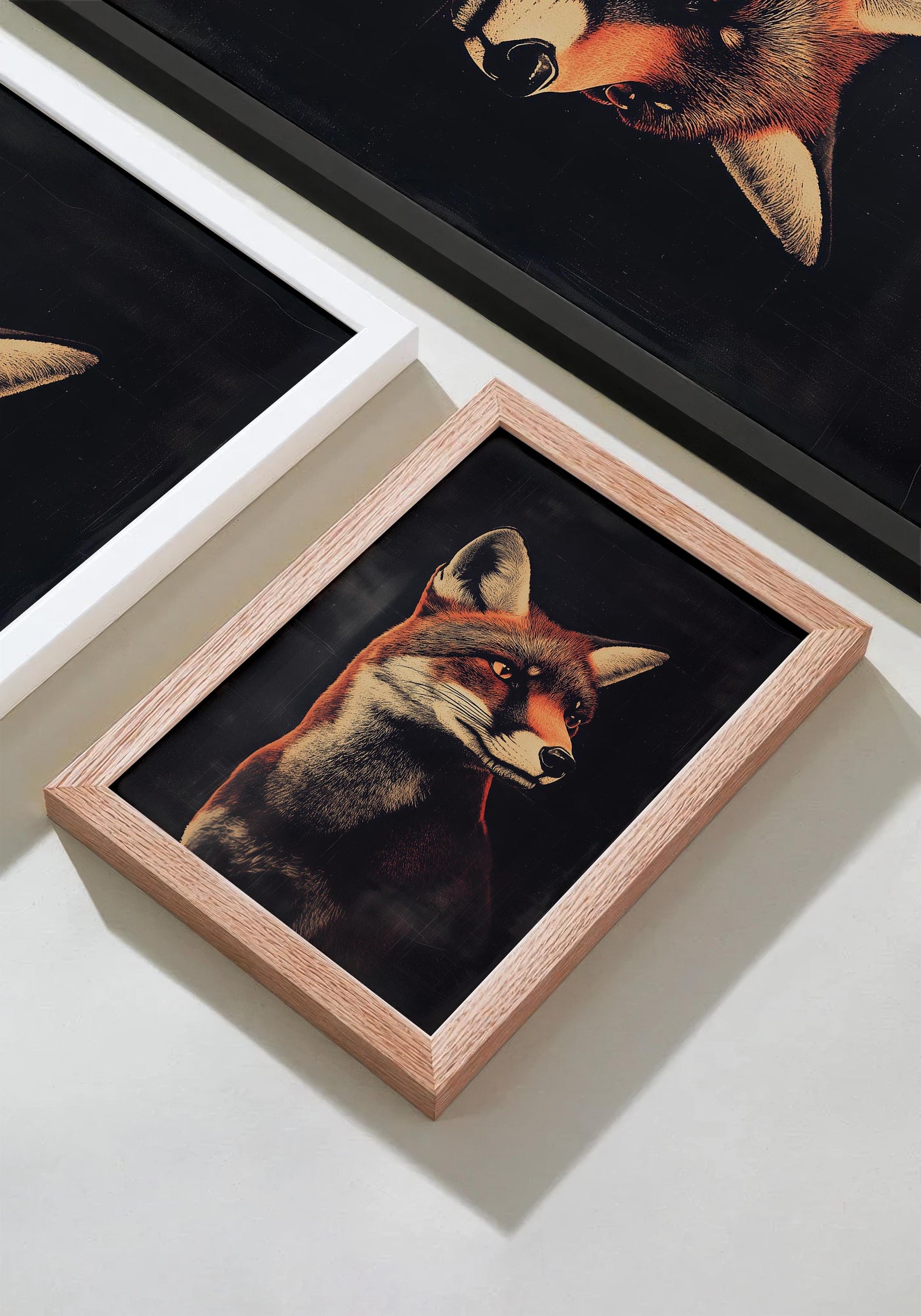 Vintage Fox Wall Art Print - 1920's Italian Poster Style