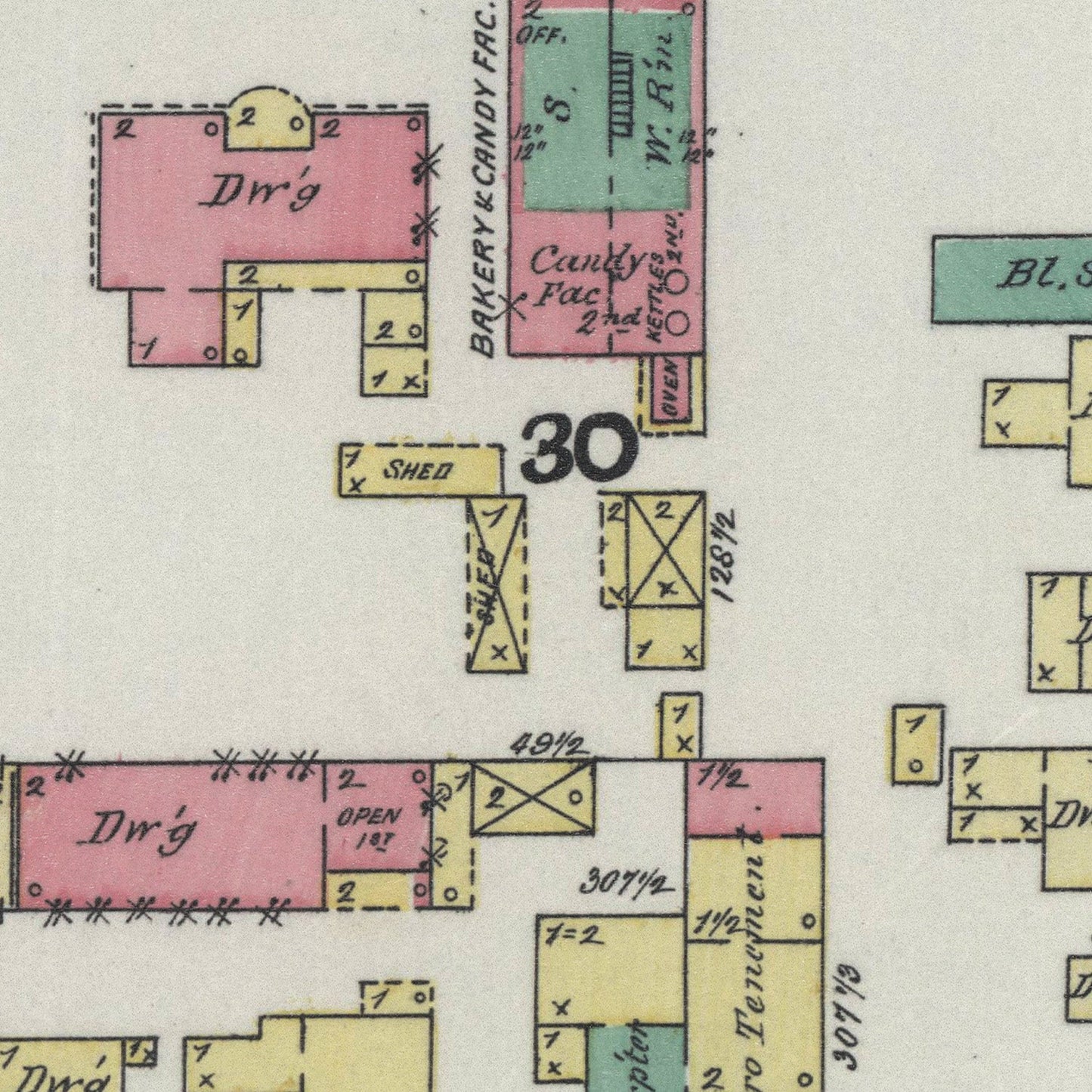 Houston Map Print I