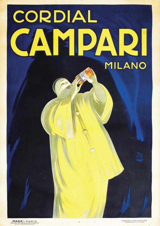Orange Leaps to Life: Cappiello's Art Deco Campari Milano and the Roaring Twenties
