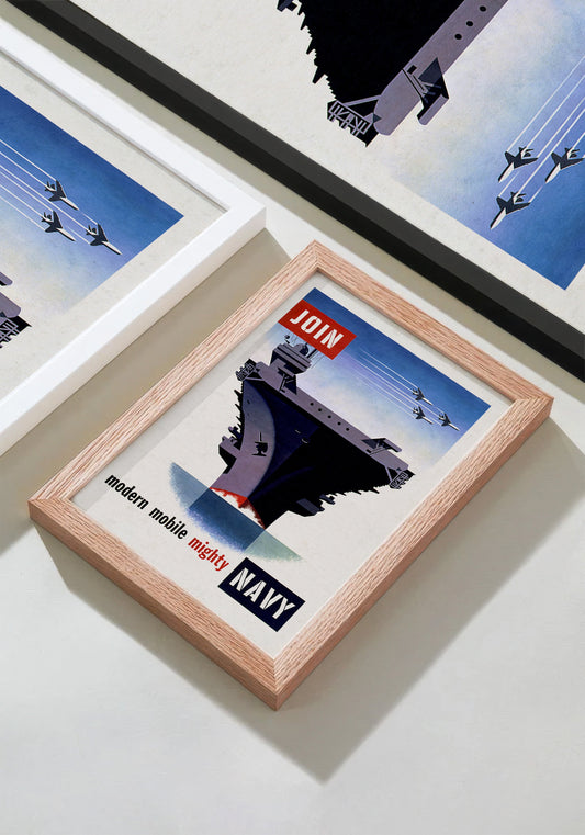 Modern, Mobile, Mighty: The 1950s Navy Poster and America’s Cold War Confidence