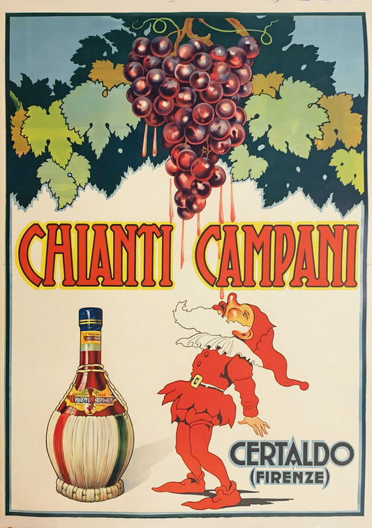 Cappiello's Deco Delight: Chianti Campani and the Spirit of the Twenties