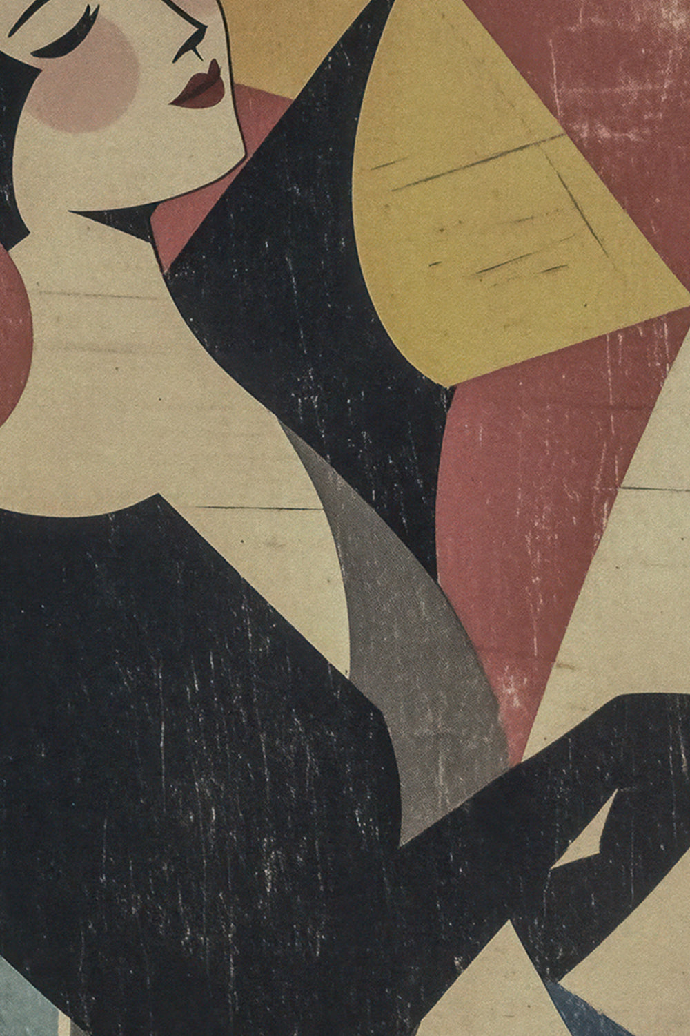 1920's Spanish Art Deco Wall Art Vintage-Inspired Poster No. 1