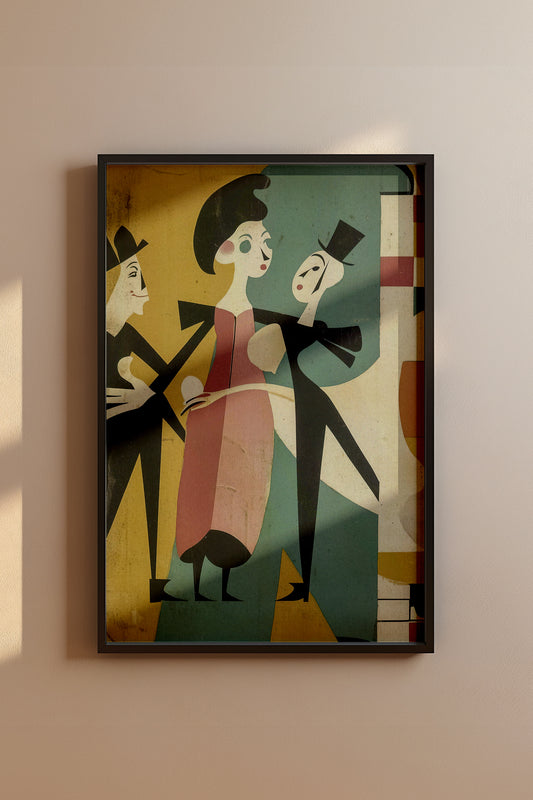 1920's Spanish Art Deco Wall Art Vintage-Inspired Poster No. 4