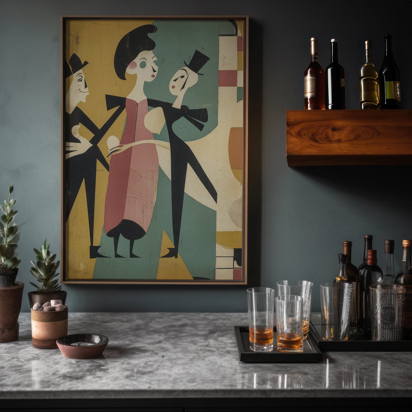1920's Spanish Art Deco Wall Art Vintage-Inspired Poster No. 4