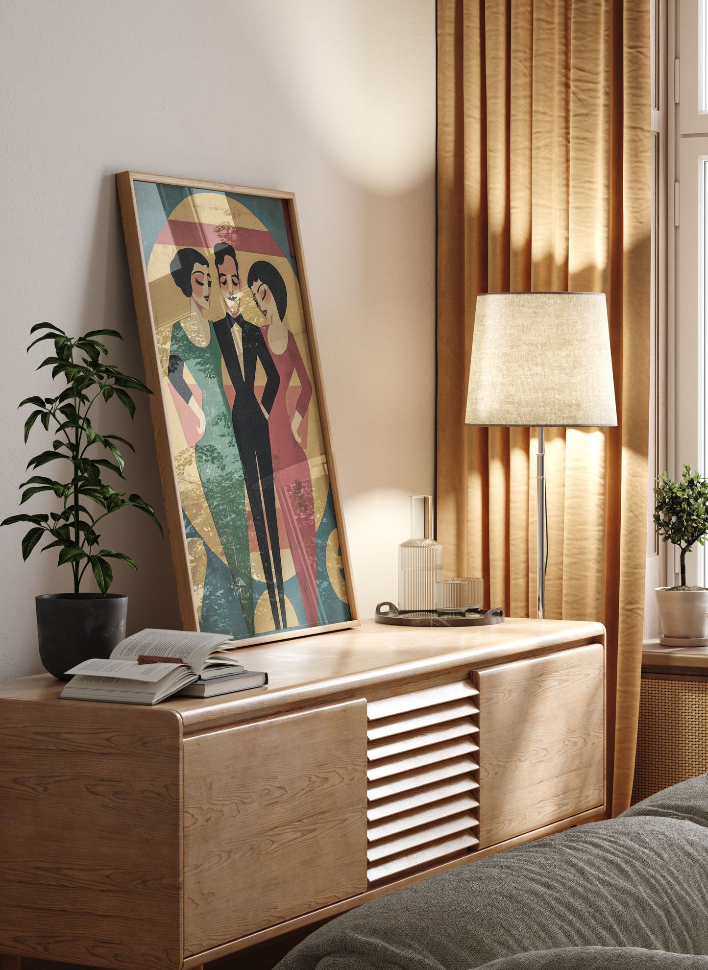 1920's Spanish Art Deco Wall Art Vintage-Inspired Poster No. 5