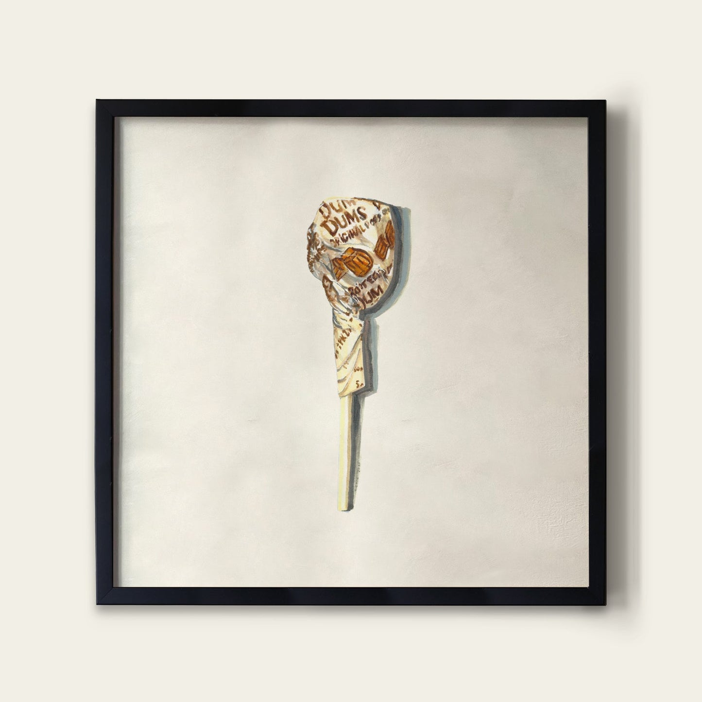 Root Beer Lollipop Print Candy Wall Art
