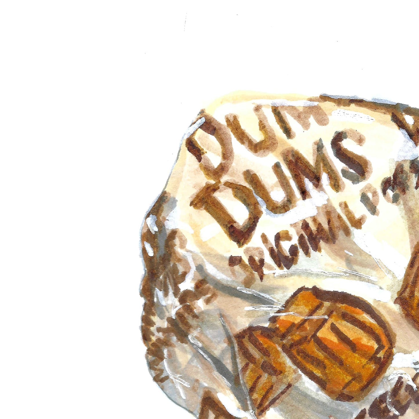 Root Beer Lollipop Print Candy Wall Art
