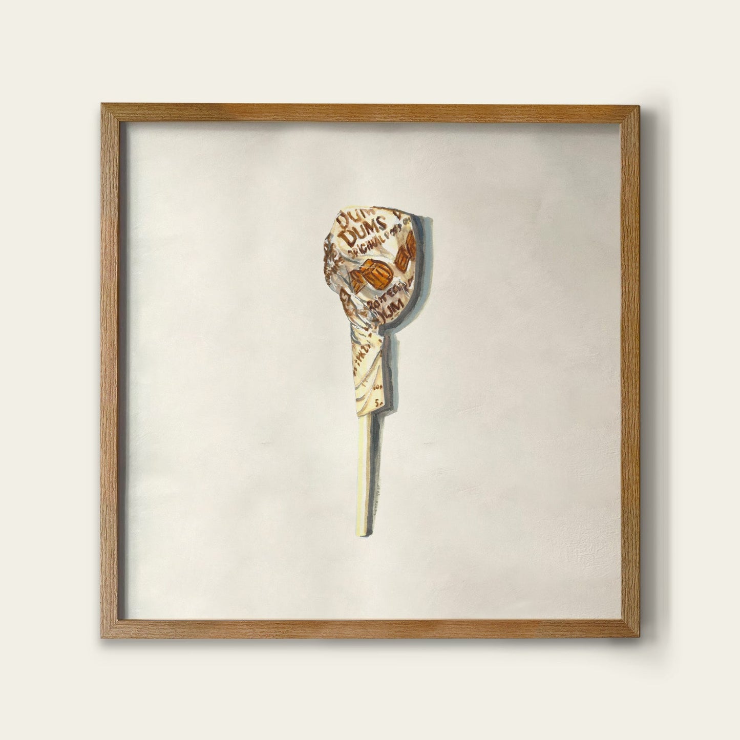 Root Beer Lollipop Print Candy Wall Art