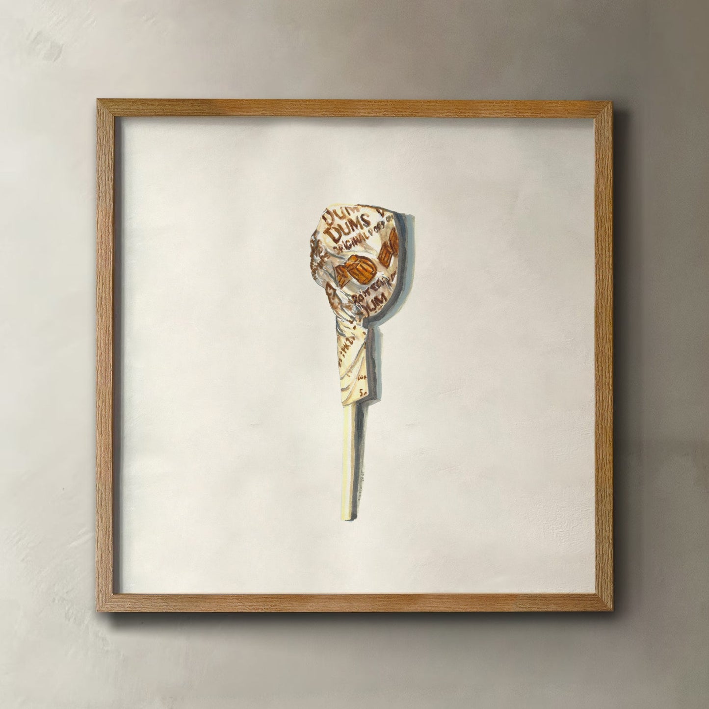 Root Beer Lollipop Print Candy Wall Art