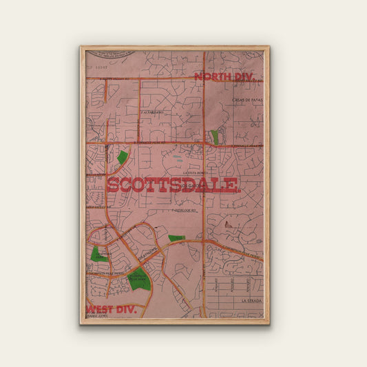 Scottsdale Map Print