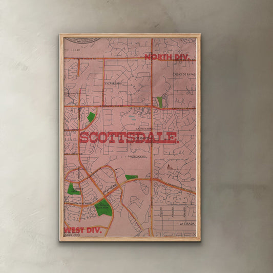 Scottsdale Map Print