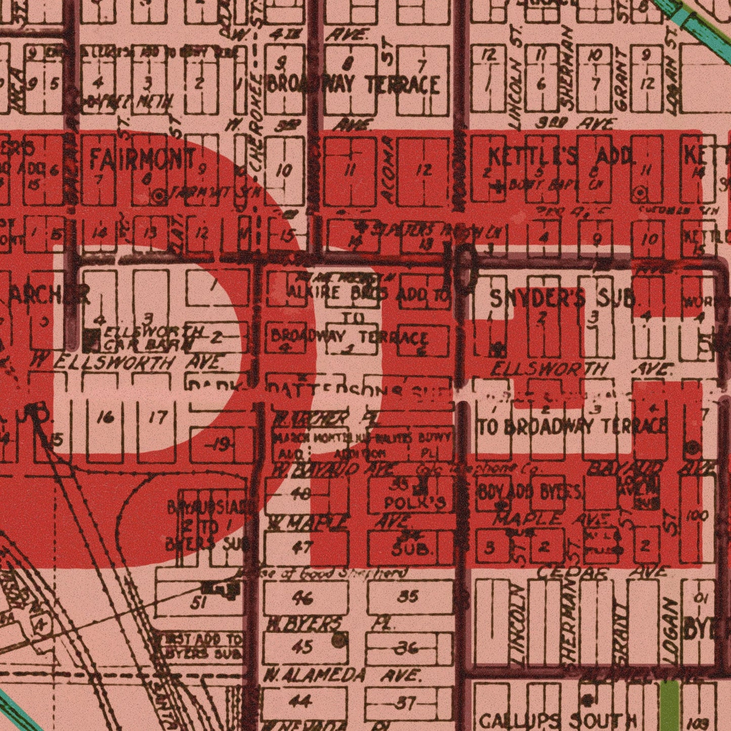 Denver Map Print