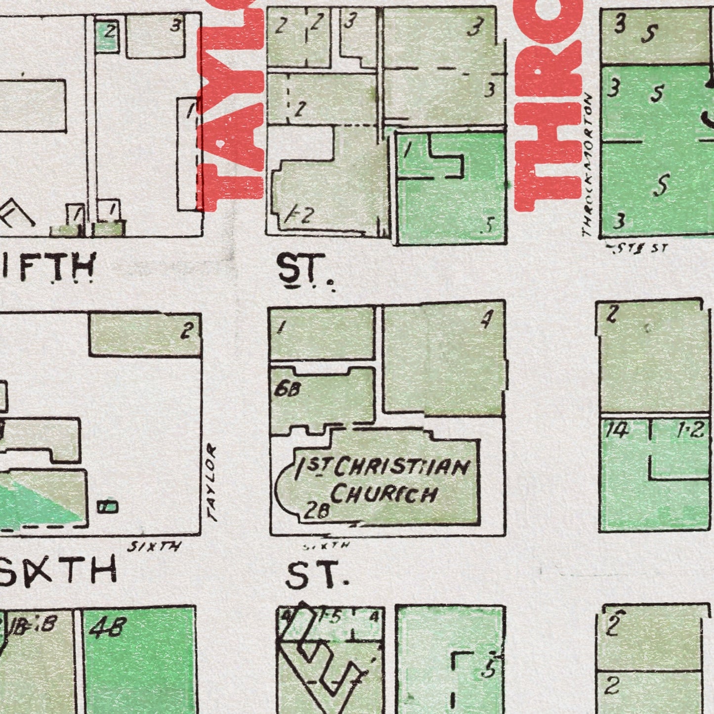Fort Worth Map Print