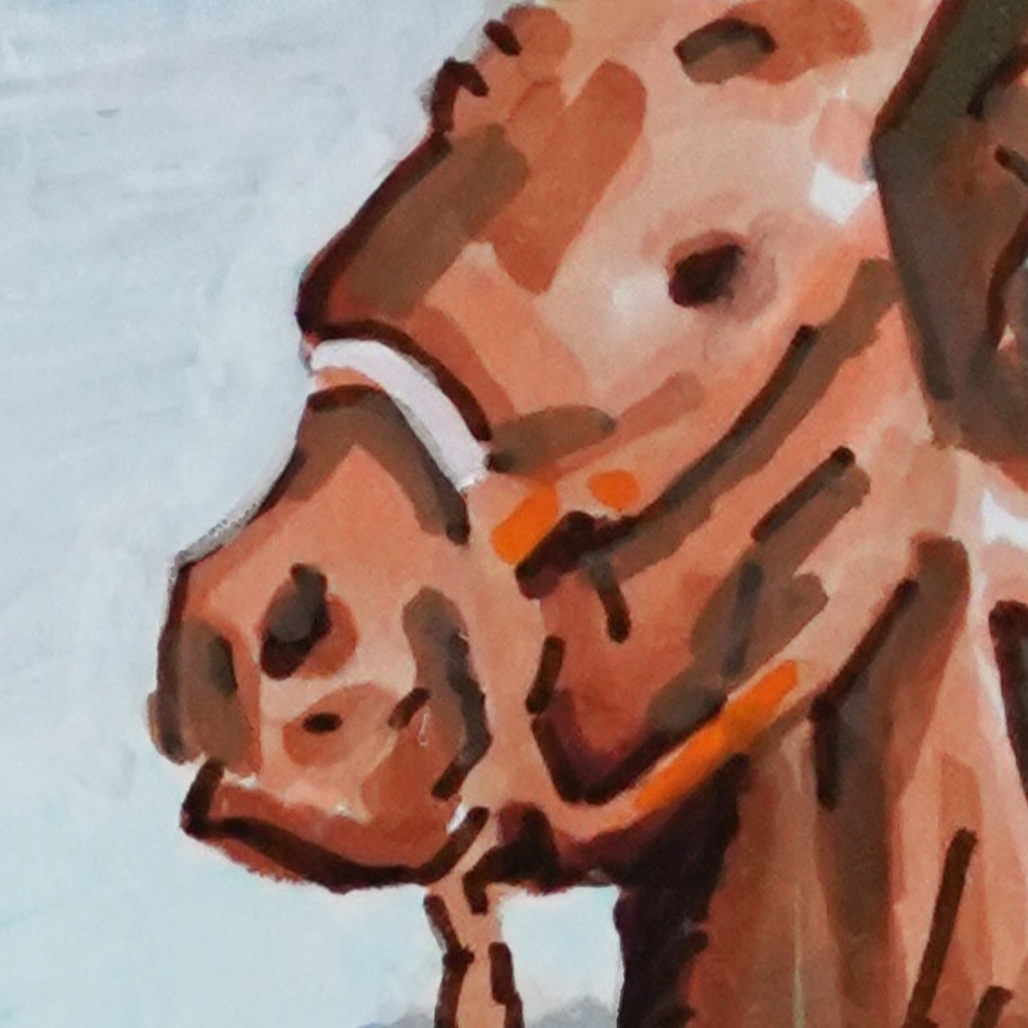 Cowboy on Horseback Print