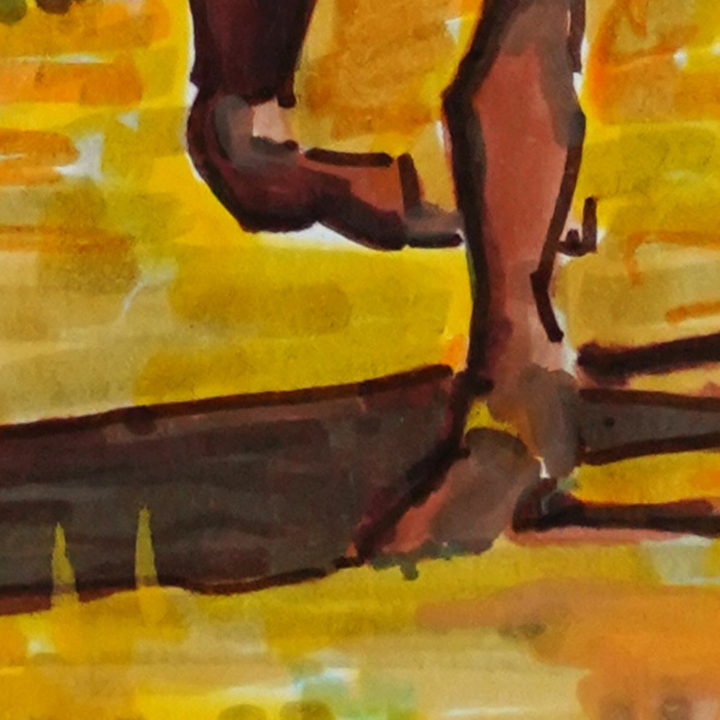 Cowboy on Horseback Print