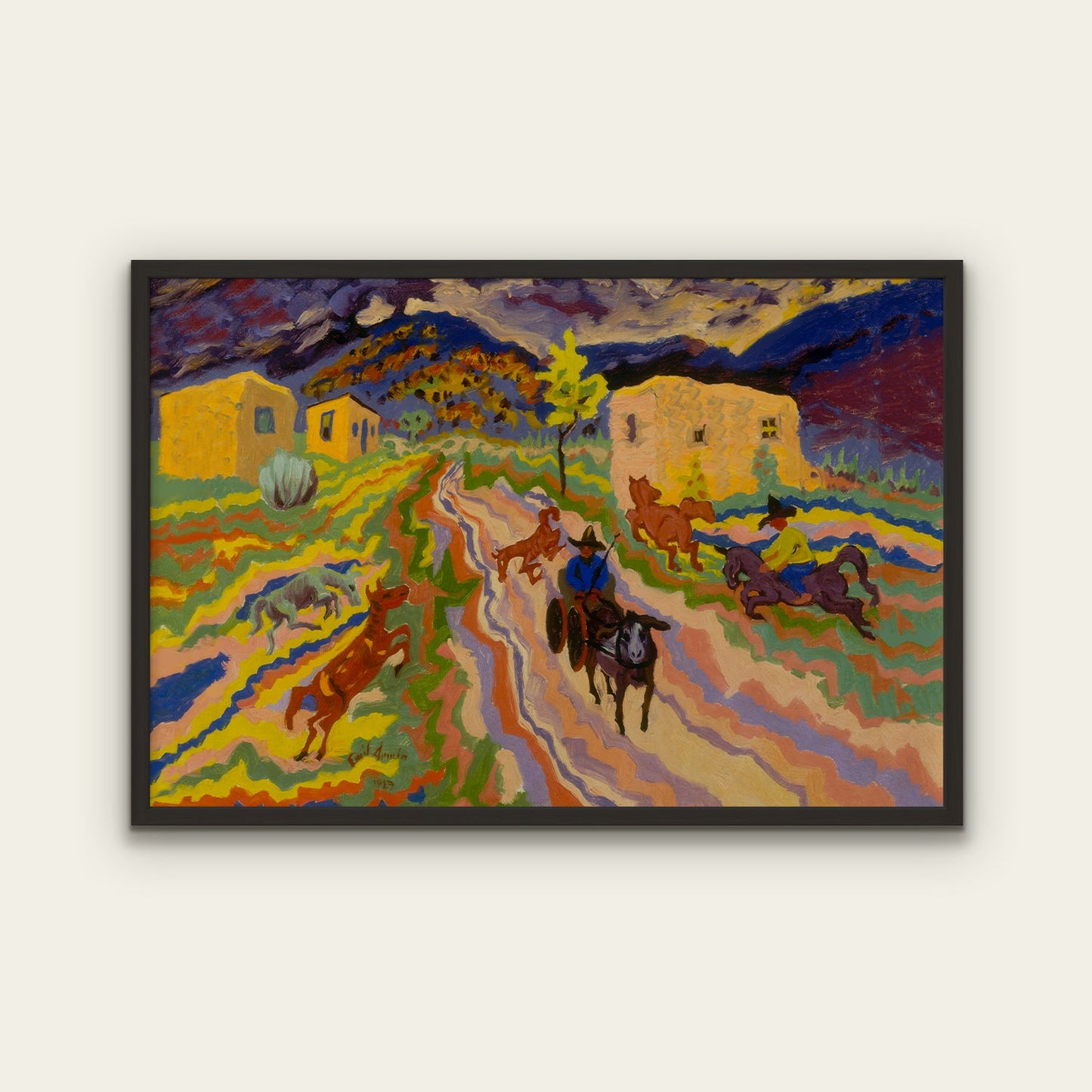 Colorful Wild West Print