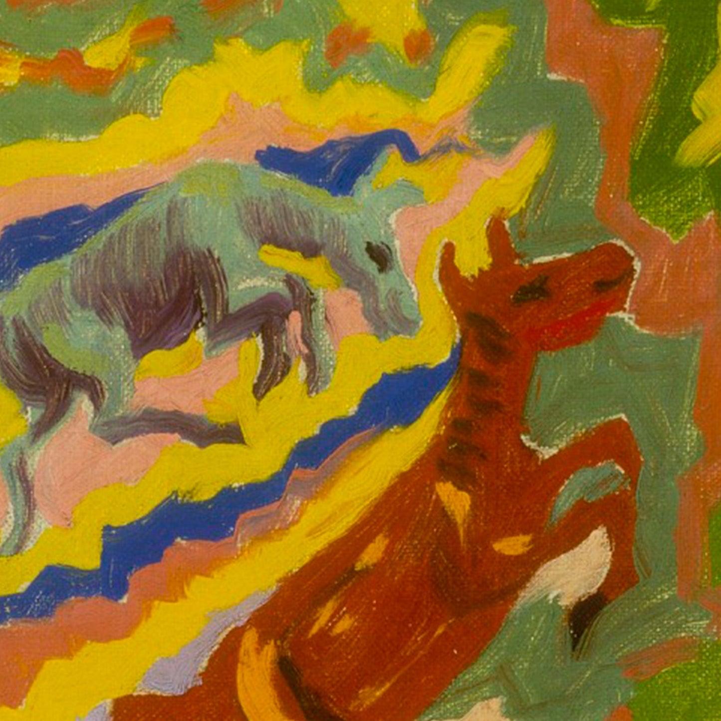 Colorful Wild West Print