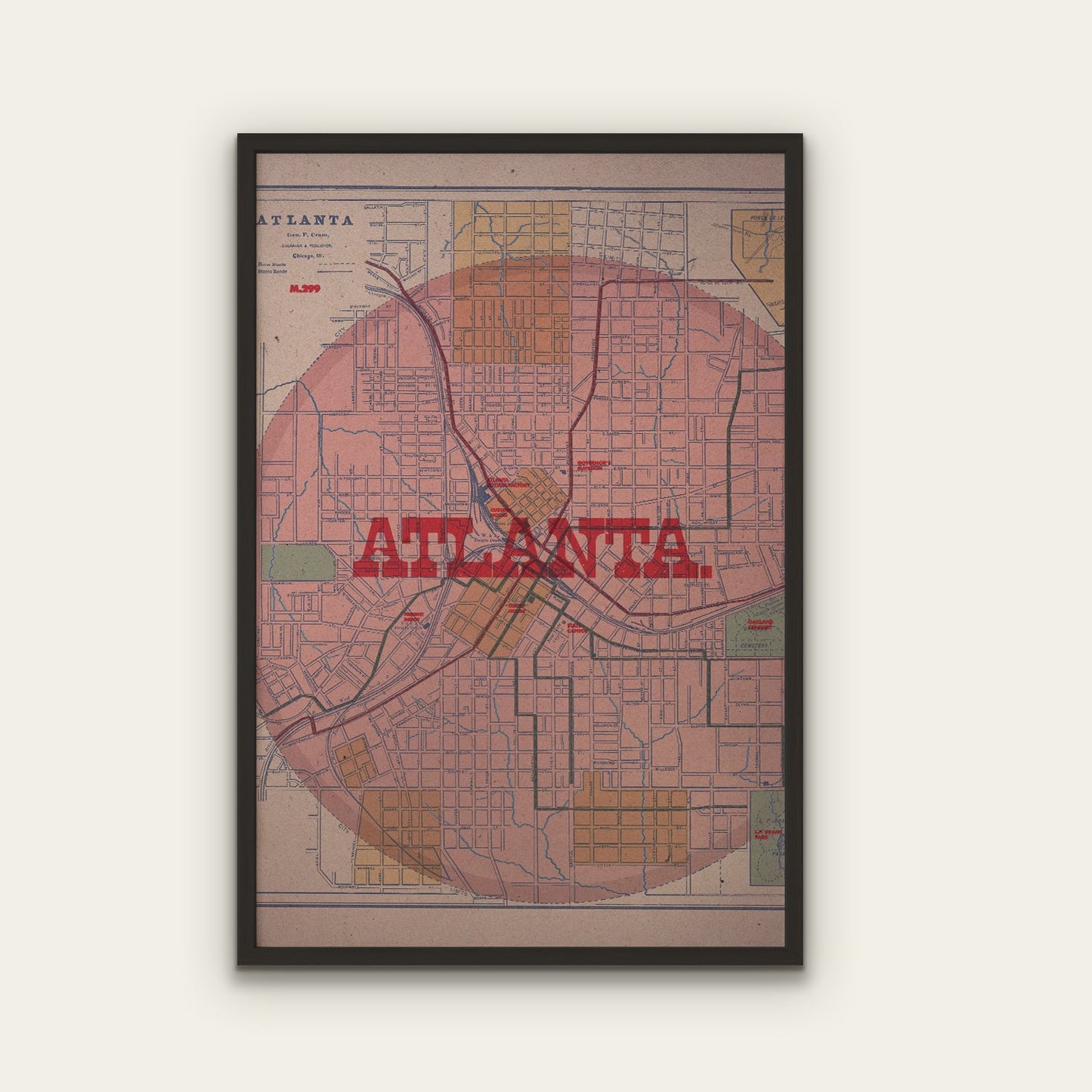 Atlanta Map Print