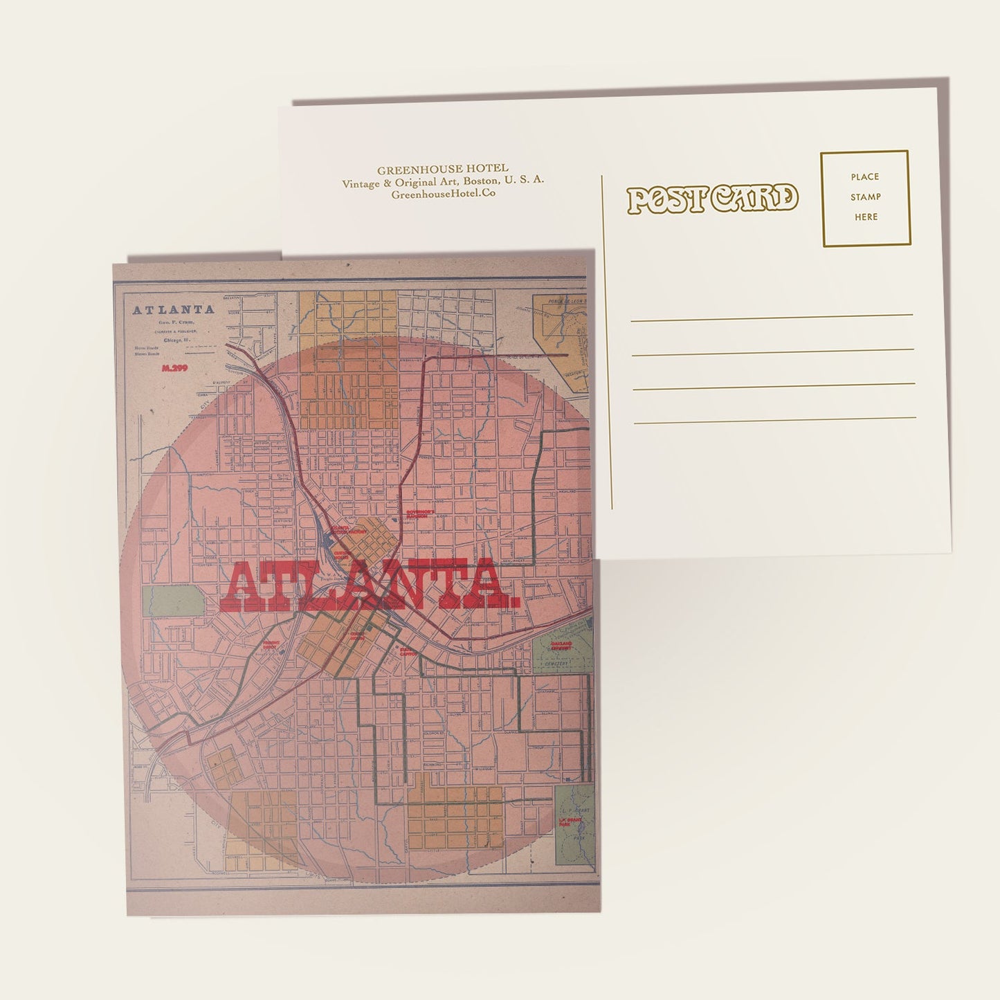 Atlanta Map Print