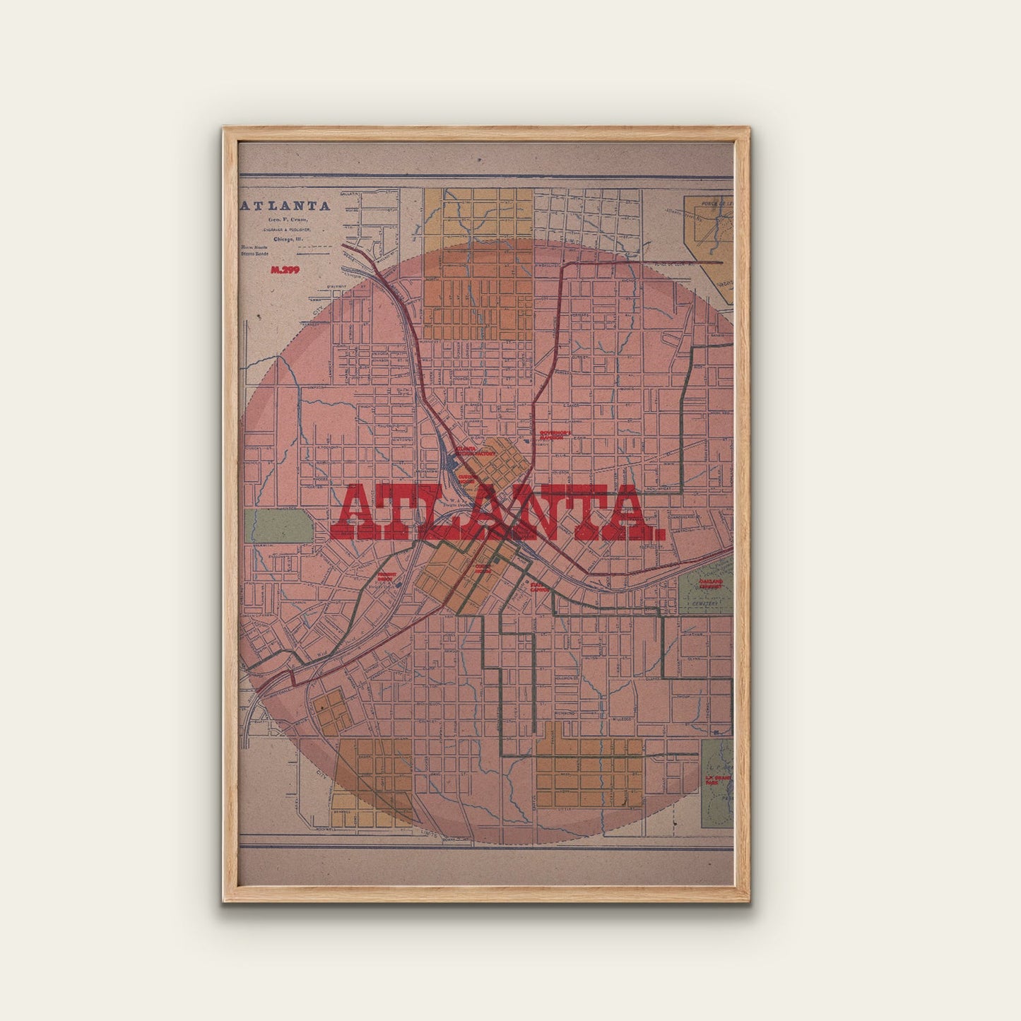 Atlanta Map Print