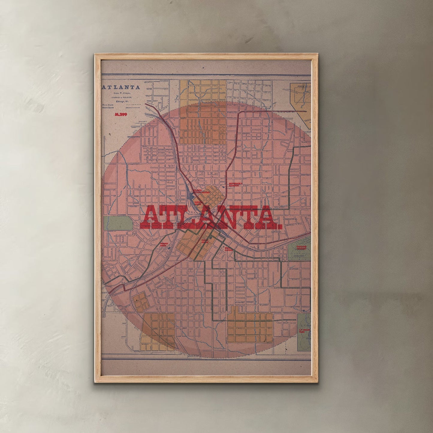 Atlanta Map Print