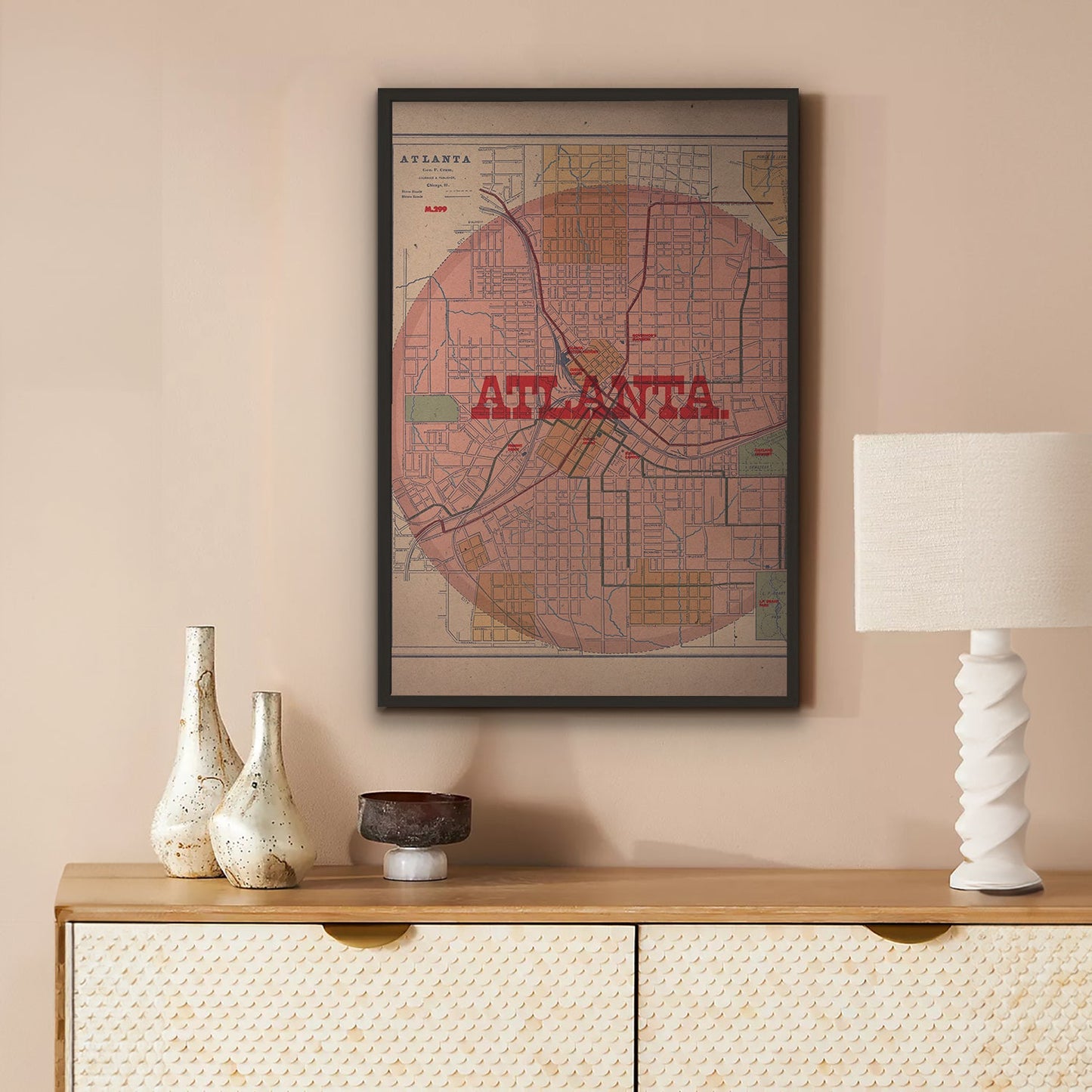 Atlanta Map Print