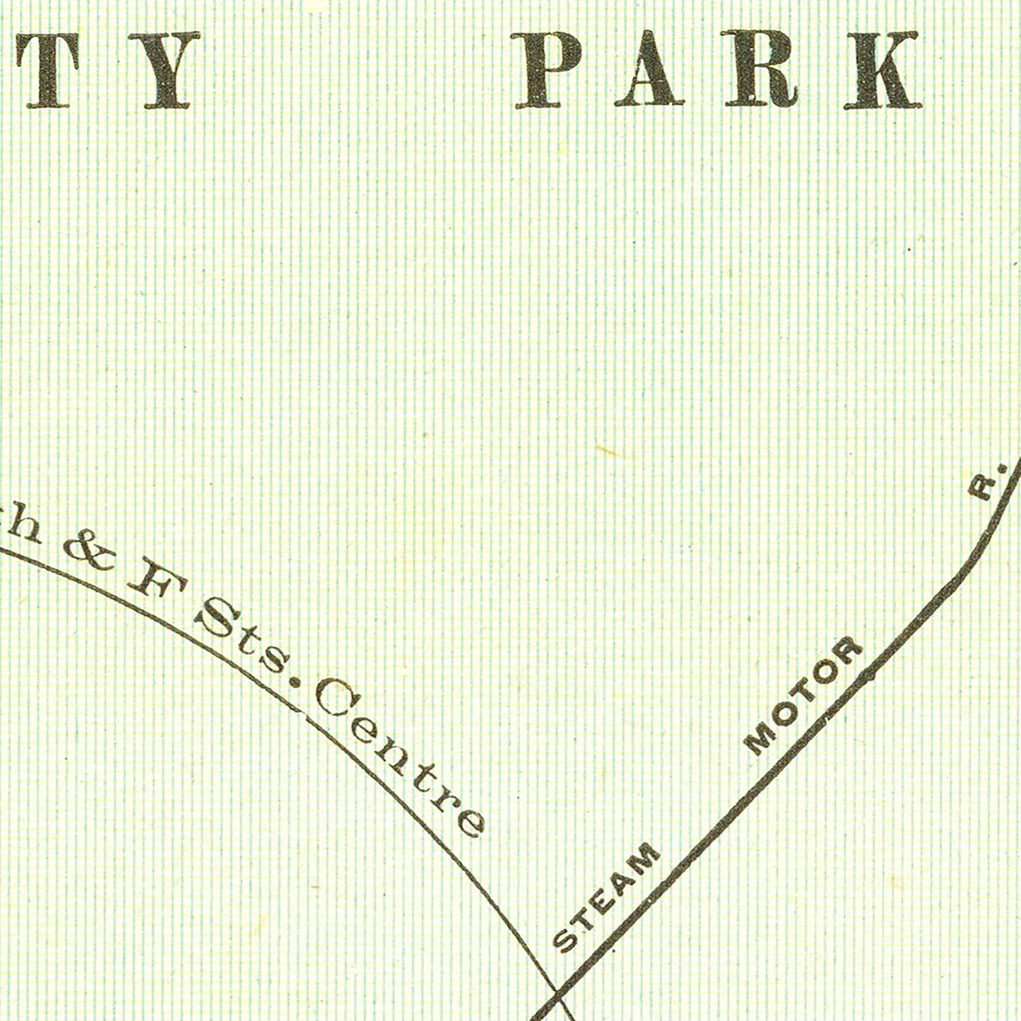 Vintage Map of San Diego, California 1912