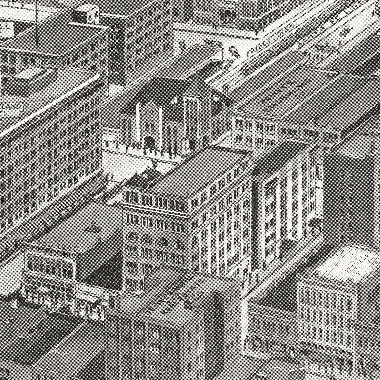 Vintage Map of Dallas, Texas 1912