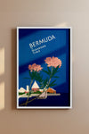 Bermuda in Oleander Time – Vintage Travel Poster Print