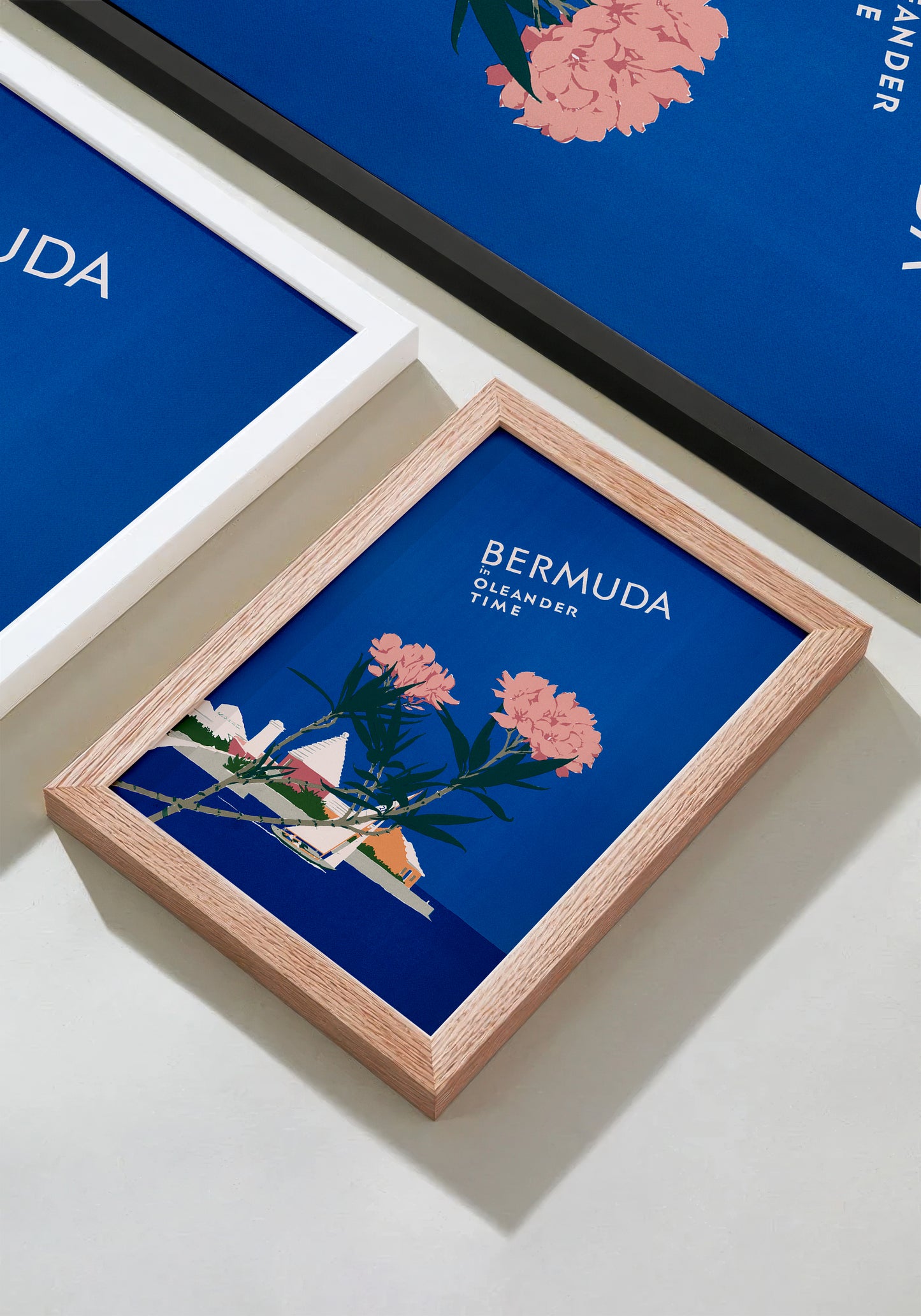 Bermuda in Oleander Time – Vintage Travel Poster Print