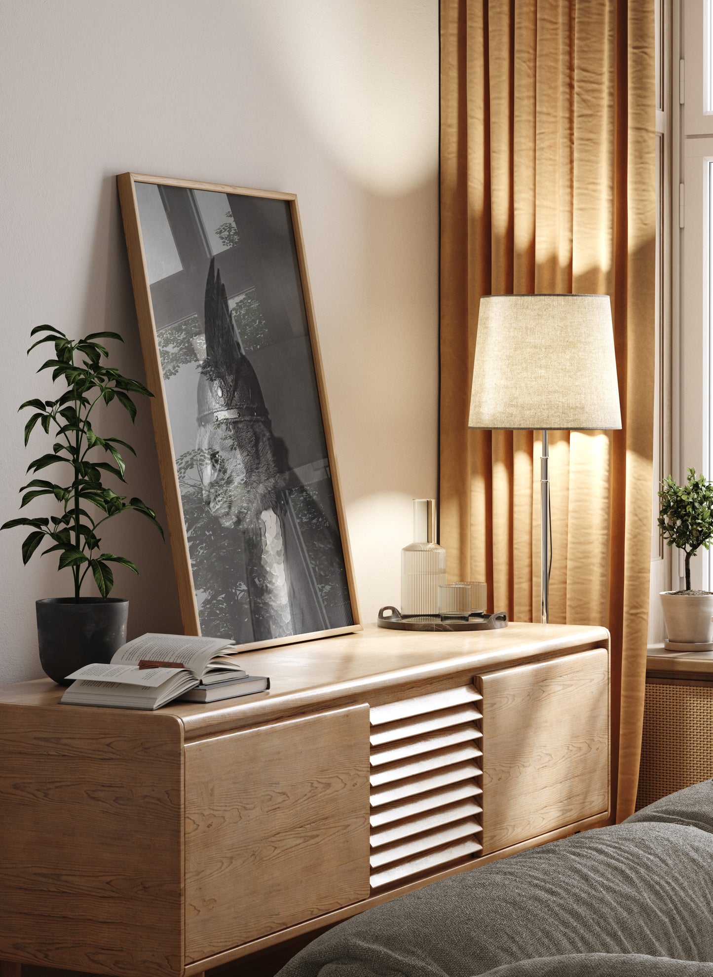 Brunhilde Cat Photography Print, 1936 — Valkyrie Costume Side Portrait