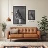 Brunhilde Cat Photography Print, 1936 — Valkyrie Costume Side Portrait