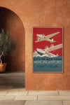 1930s WPA Era Vintage NYC Airport Poster