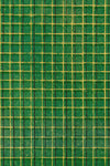 Green and Yellow Square Mesh Japanese Edo Era Vintage Textile Print – Japanese Wall Art