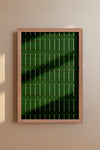 Green and White Pinstripes Japanese Edo Era Vintage Textile Print – Japanese Wall Art