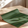 Green, Yellow, and Red Stripe Grid Japanese Edo Era Vintage Textile Print – Japanese Wall Art