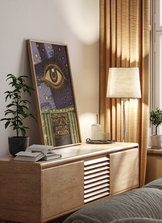 Mystical Eye Poster – Internationale Hygiene Exhibition Dresden, 1911 World’s Fair Reproduction