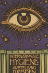 Mystical Eye Poster – Internationale Hygiene Exhibition Dresden, 1911 World’s Fair Reproduction