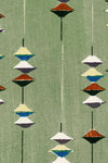 Suspended Forms – Meiji Era Japanese Woodblock Textile Print