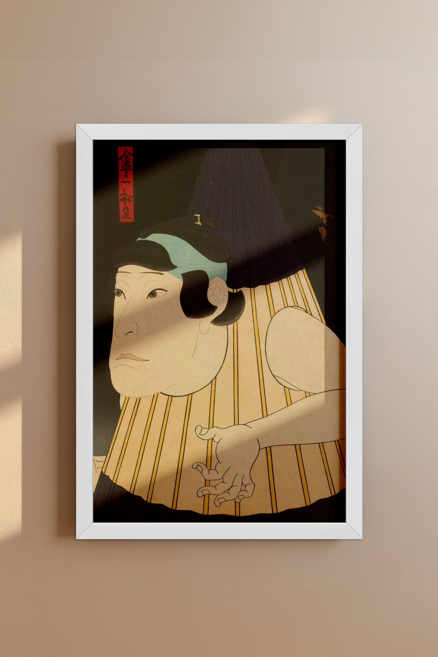 Vintage Japanese Kabuki One-Legged Umbrella Monster Print – Ukiyo-e Wall Art