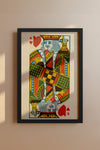 King of Hearts Duke Brand Cigarettes Vintage Poster
