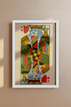 King of Hearts Duke Brand Cigarettes Vintage Poster