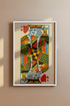 King of Hearts Duke Brand Cigarettes Vintage Poster