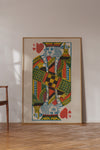 King of Hearts Duke Brand Cigarettes Vintage Poster