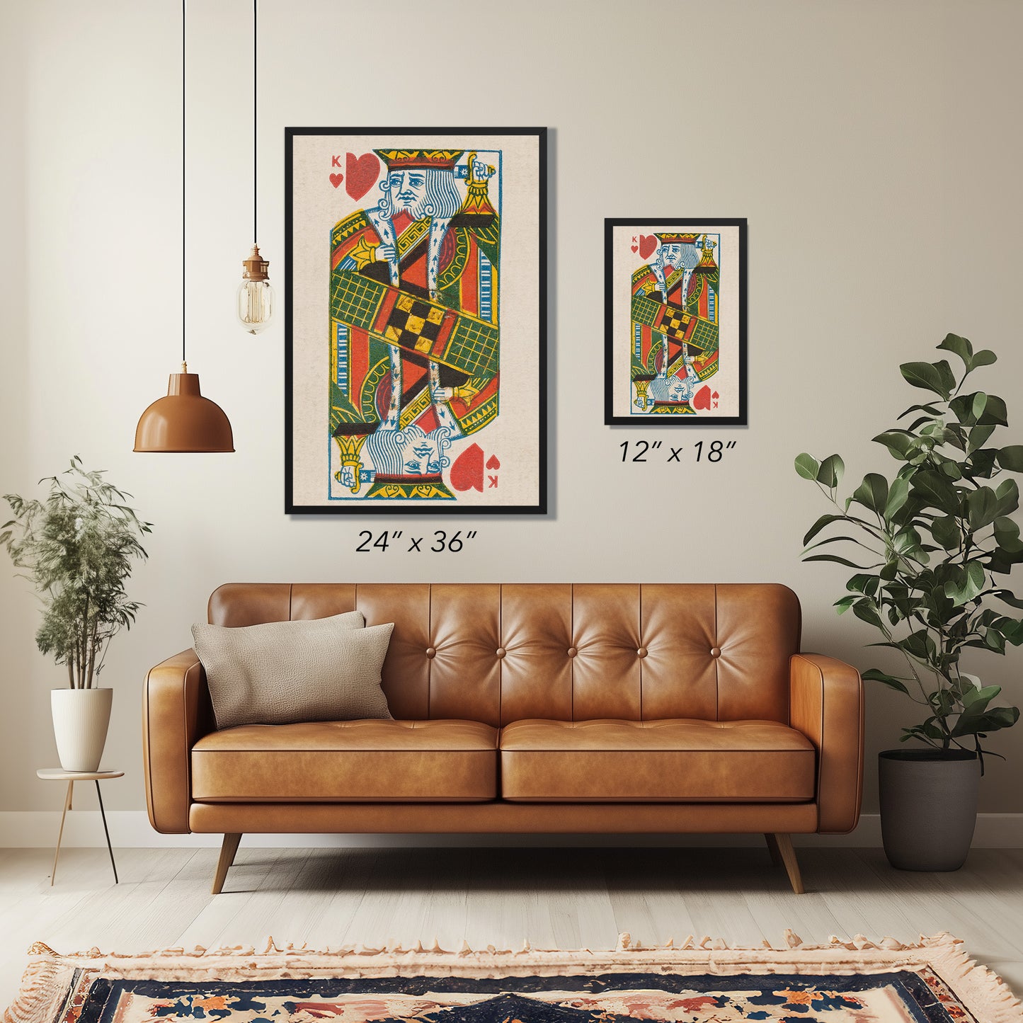 King of Hearts Duke Brand Cigarettes Vintage Poster
